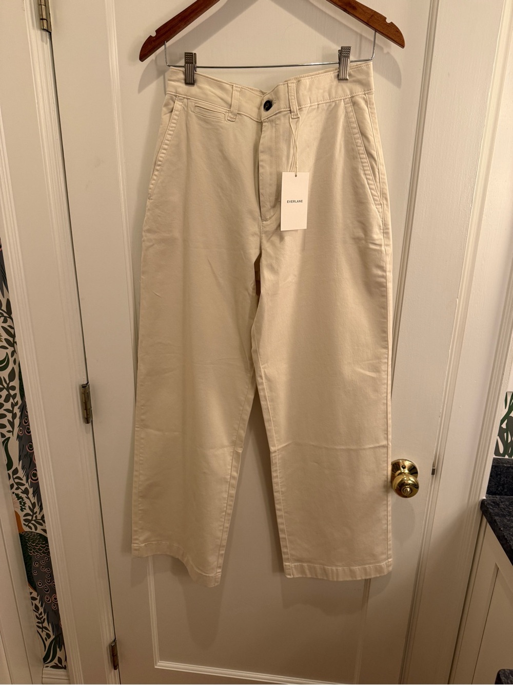 Everlane Wide Leg Stretch Chinos